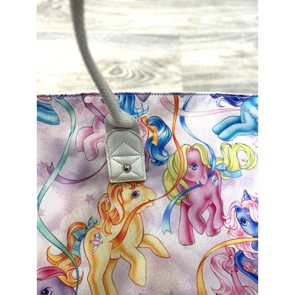 Iron Fist My Little Pony Rare Sundae Best G1 Shoulder Tote Bag Large 25” X 20” - Picture 9 of 14